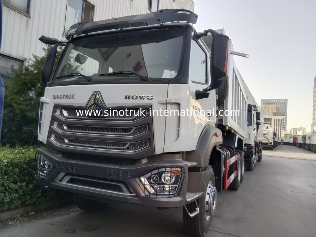 2 pasajeros Sinotruk Hohan Tipper camión de descarga Weichai Motor 6 × 4 LHD 380HP con tipo de transmisión manual