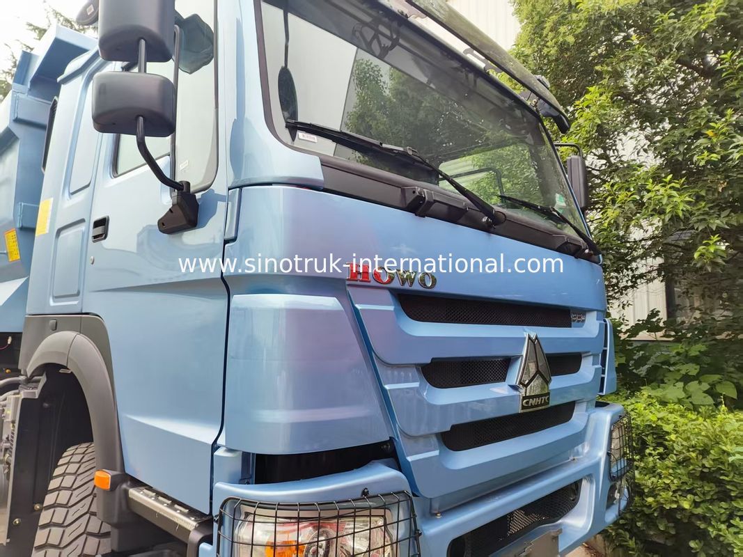 Volquete azul con tolva en U (20CBM, 6×4, 380CV): Ventajas destacadas para una descarga rápida de material