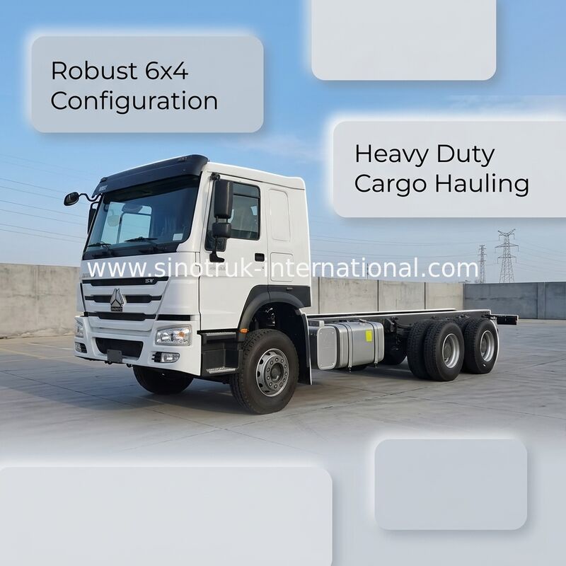 SINOTRUK HOWO Chasis de camión de carga de 16 a 20 toneladas 4x2 LHD 300 CV