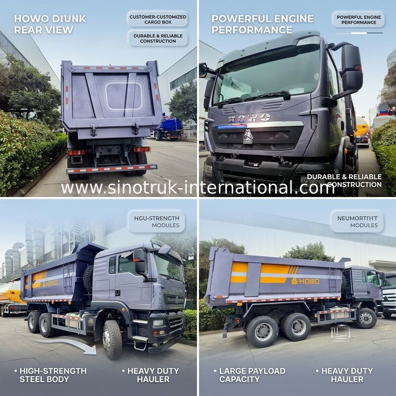 SINOTRUK camión de carga pesada TX con motor de 380 CV, capacidad de carga de 30-40 toneladas y tipo de elevación media