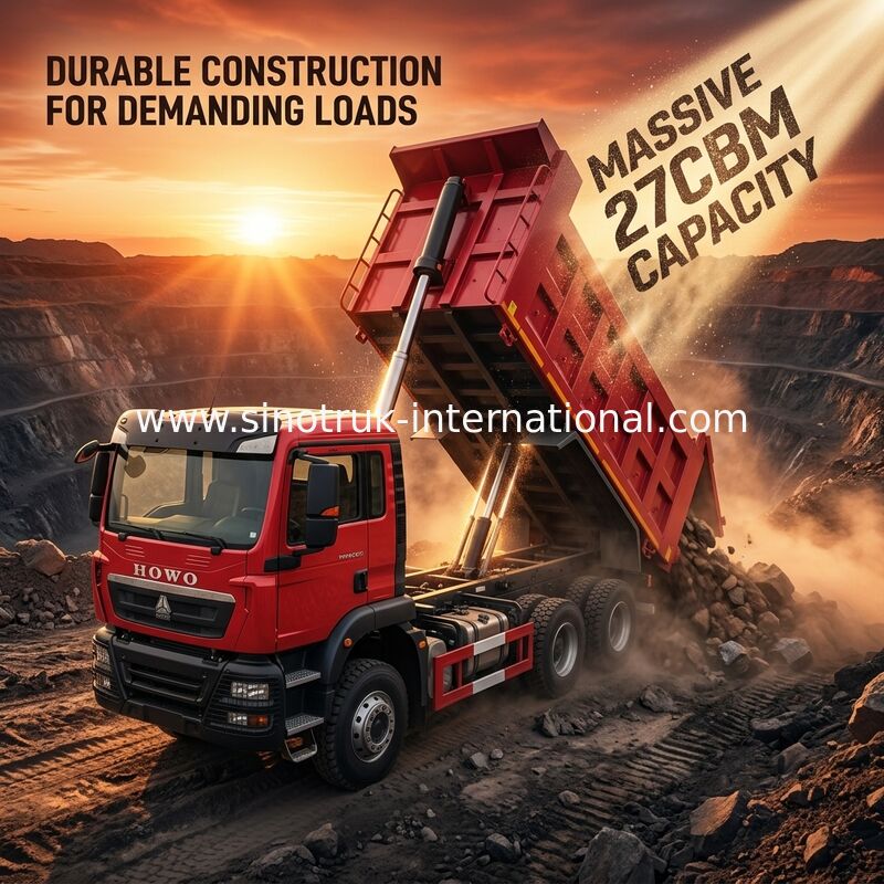 SINOTRUK 6*4 Camión con remachador para el transporte de emisiones Euro 2 y de vehículos pesados