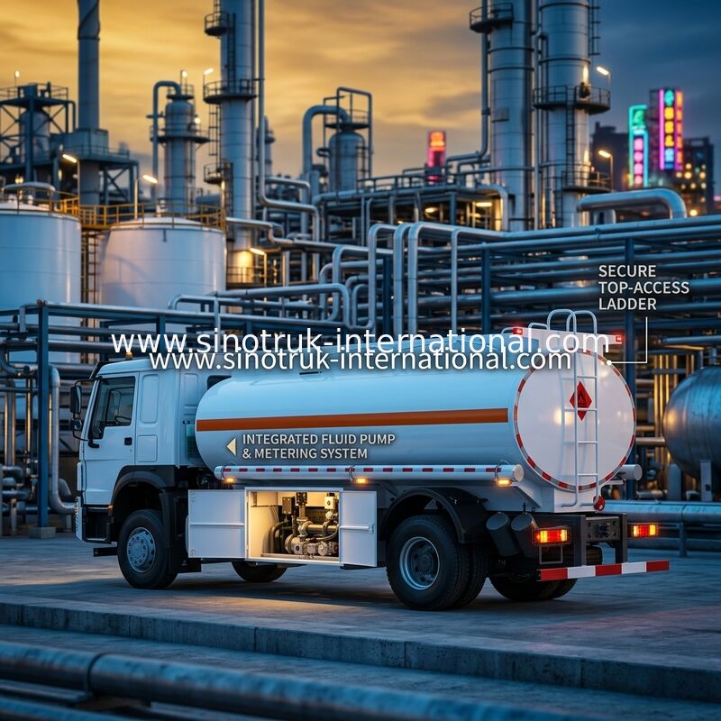 Depósito de gasolina del camión de SINOTRUK Howo semi 4x2 Lhd Euro2 290hp