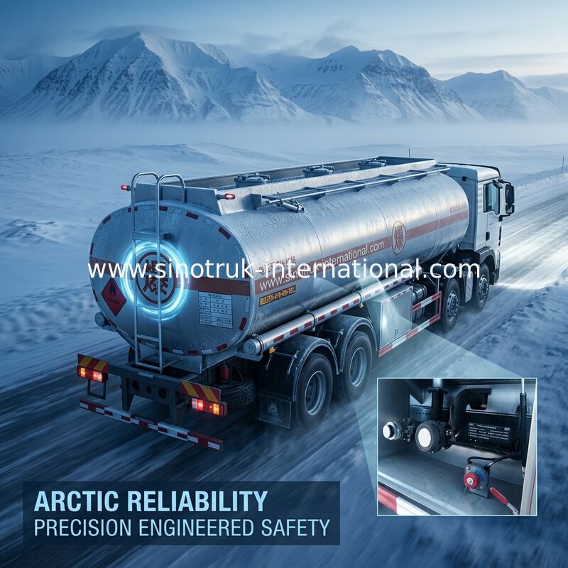 Camión del tanque estable de aceite SINOTRUK HOWO 30 - 40 CBM para el transporte 8X4 RHD del aceite