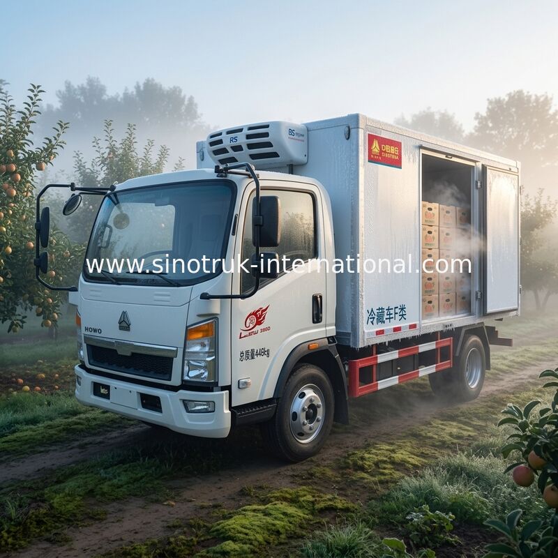 Euro 2 camión refrigerado 5 toneladas para las comidas congeladas que transportan grado de XL-300 -18