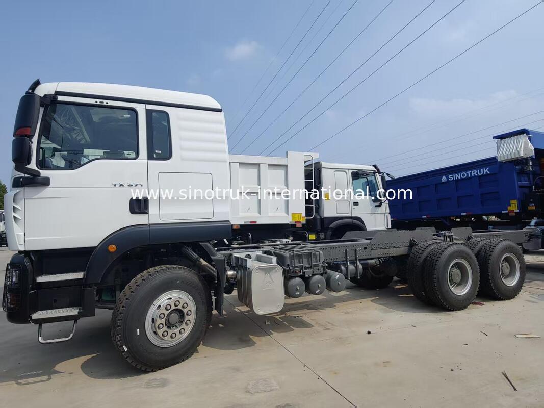 SINOTRUK TX Dump Truck Chassis with 371HP Engine, 30-40 Tons Load Capacity and LHD / RHD Optional