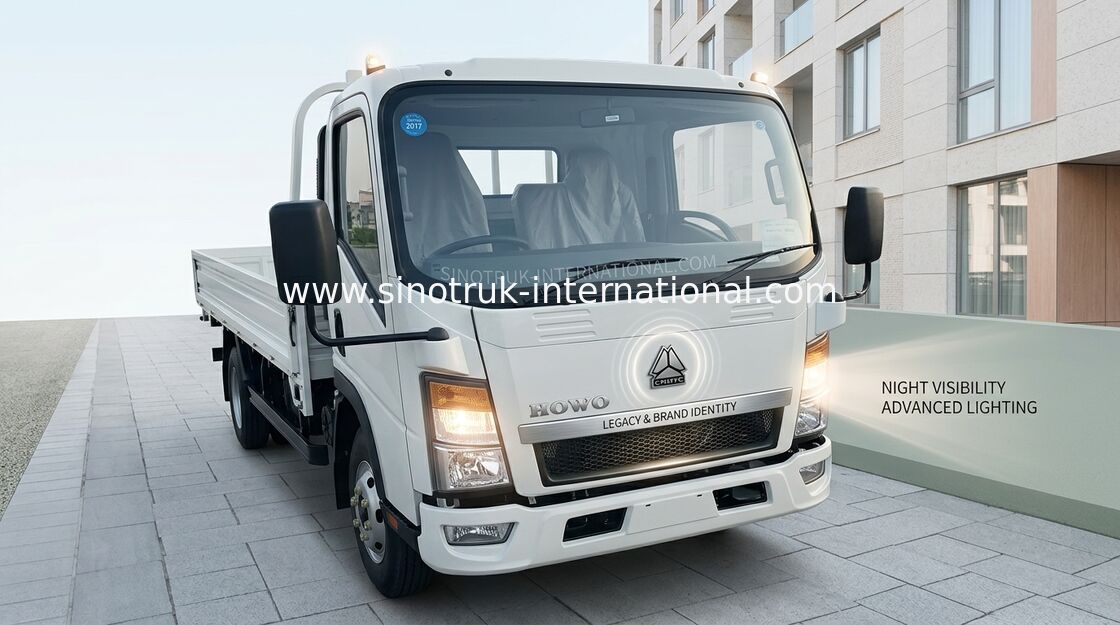 Las toneladas 6 del camión ligero 3-5 de SINOTRUK HOWO ruedan LHD para la logística ZZ1047D3414C143