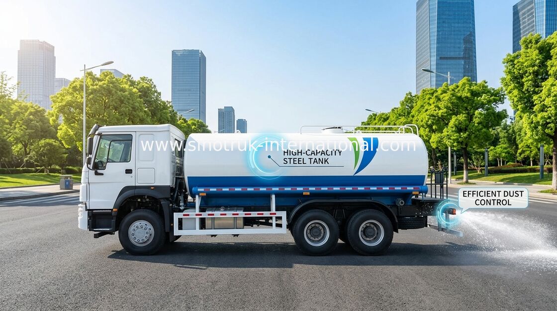 SINOTRUK HOWO Camión de tanque de agua con rociador 10-25CBM 6 X 4 Euro 2 400 CV