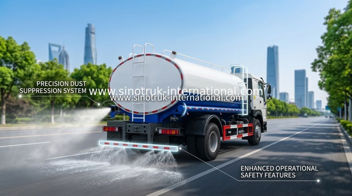 HOWO SINOTRUK Camión del tanque de agua 300HP Azul