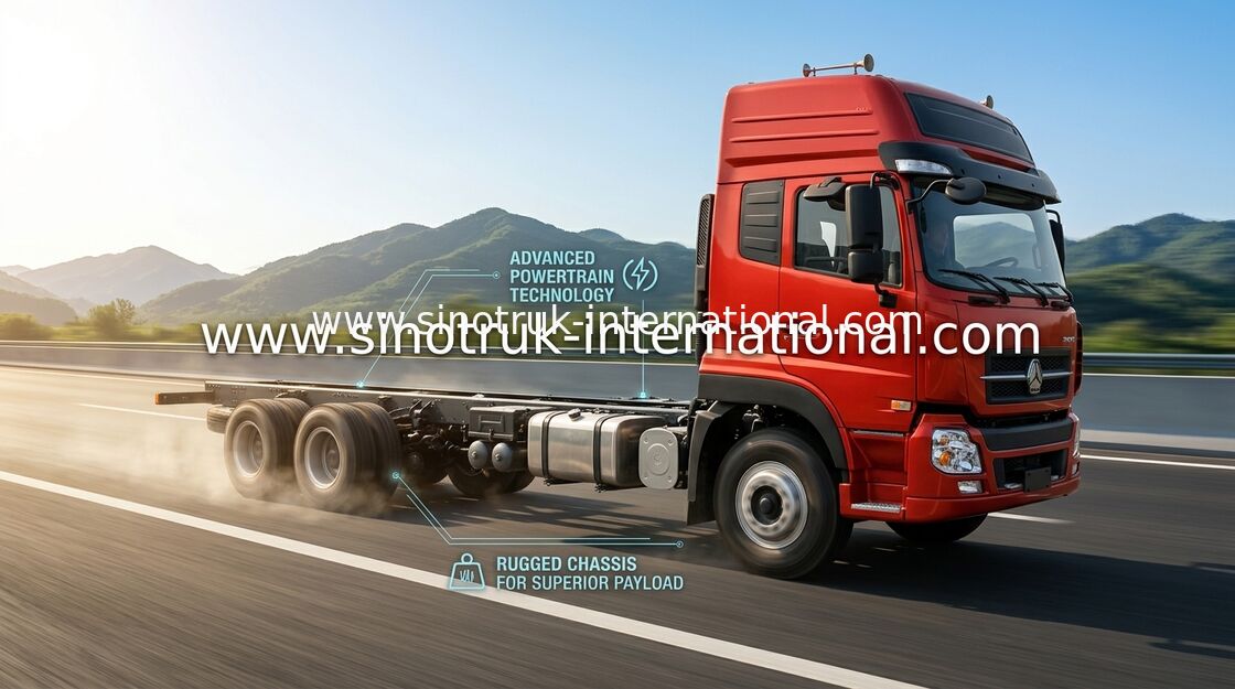 Camión del cargo de SINOTRUK HOWO, Van Truck 25 toneladas de 6X2 LHD Euro2 290HP para la logística