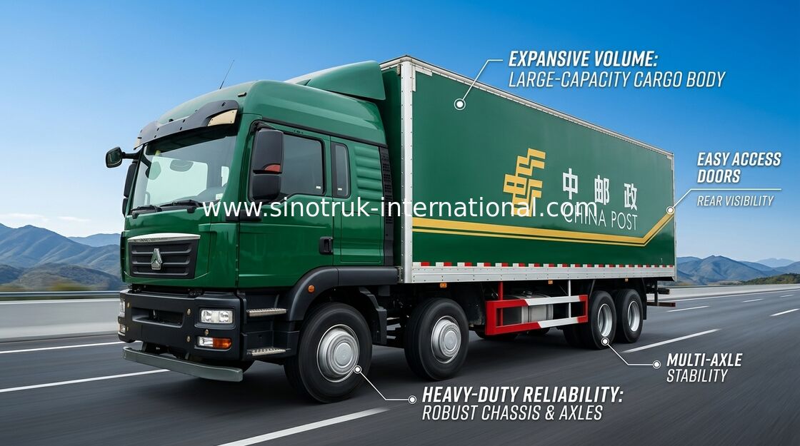 SINOTRUK HOWO Cargo Van toneladas de euro de 6x2 de Truck 30 - 40 2 336HP para la industria de la logística