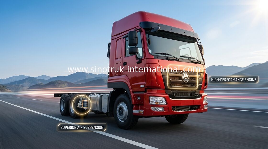 Camión resistente SINOTRUK del cargo 30-60 toneladas 12 ruedas LHD Euro2 336 HP
