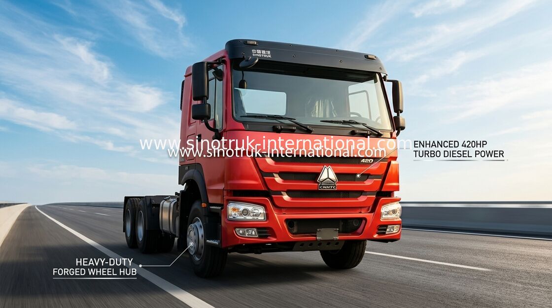 × a estrenar 4 del camión 430Hp Lhd 10Wheels 6 del tractor de Sinotruk Howo