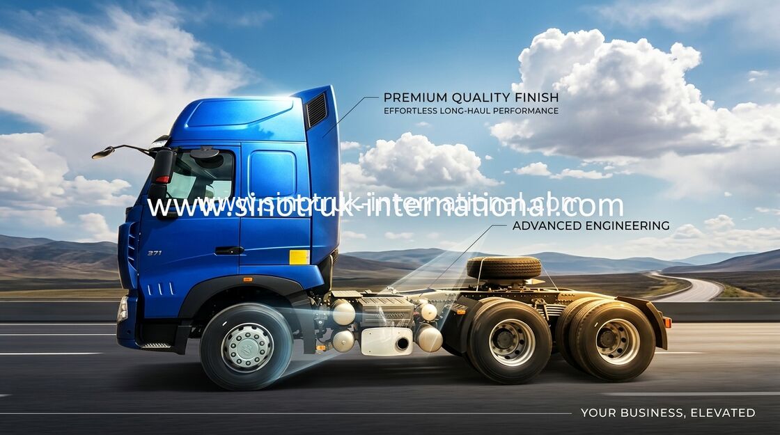 Camión diesel del tractor del remolque, semi tractor remolque para el aeropuerto del equipaje del cargo