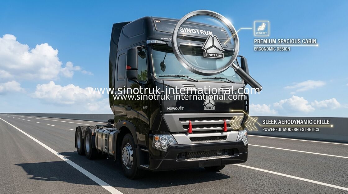 El alto rendimiento D12.38/el camión del tractor del volquete de 380HP HOWO aprobó el ISO
