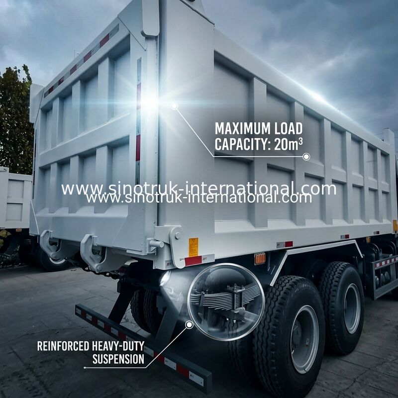 SINOTRUK HOWO 400HP camión de descarga de tirón para la construcción A7 Militar luz de advertencia para parachoques