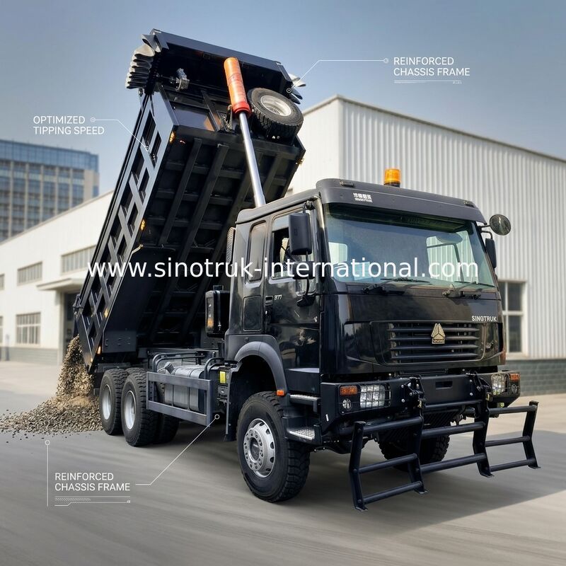 Elevador delantero HW19710 caja de engranajes y 12.00-20 neumáticos transportador para necesidades de trabajo pesado
