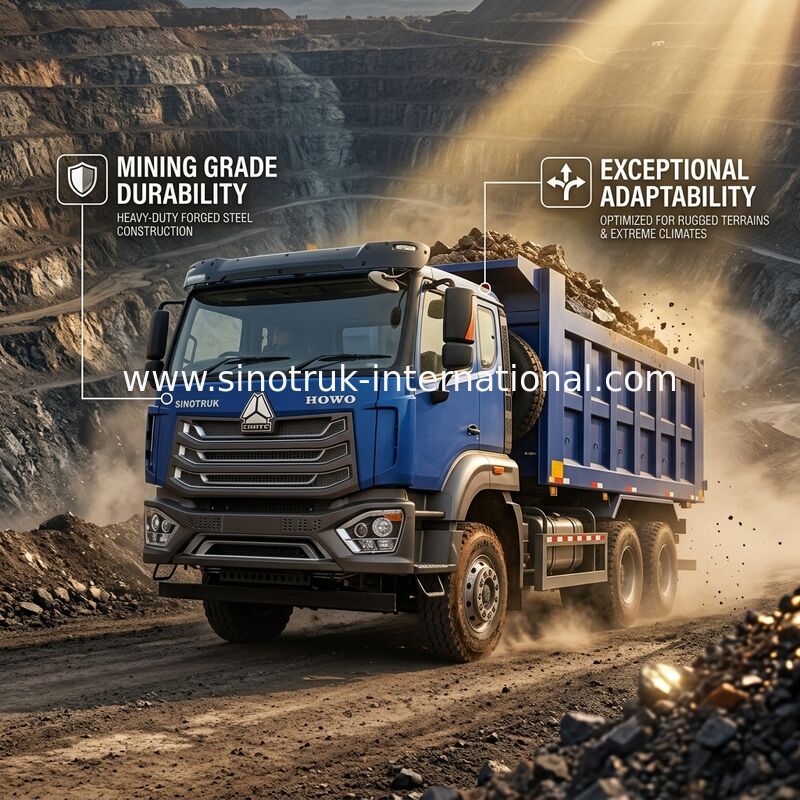Camión con remache SINOTRUK HOHAN 371HP 10 ruedas LHD 40 toneladas 20-30CBM ZZ3317N356JB1
