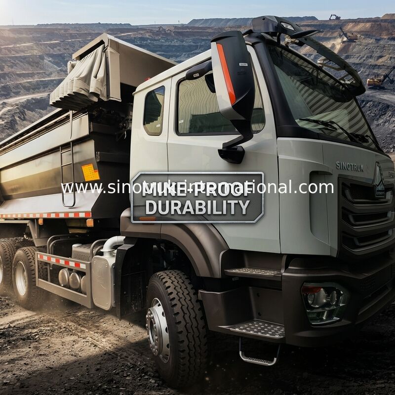 SINOTRUK HOWO LHD 6×4 10 ruedas camión de descarga tipo U para extracción de 40 toneladas