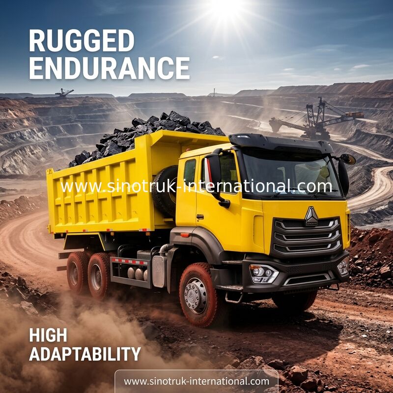 Sinotruk tirador camión NX 6 × 4 10 ruedas Weichai 380hp Gran bandeja