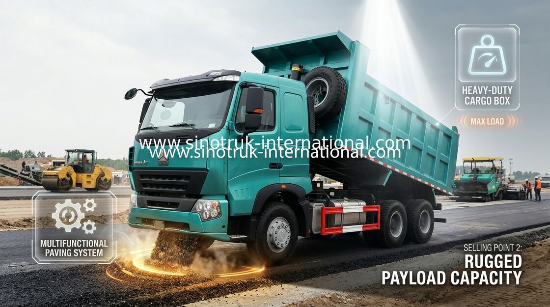 290HP del camión volquete 6 x 4 del volquete de la construcción de SINOTRUK HOWO A7 en color azul
