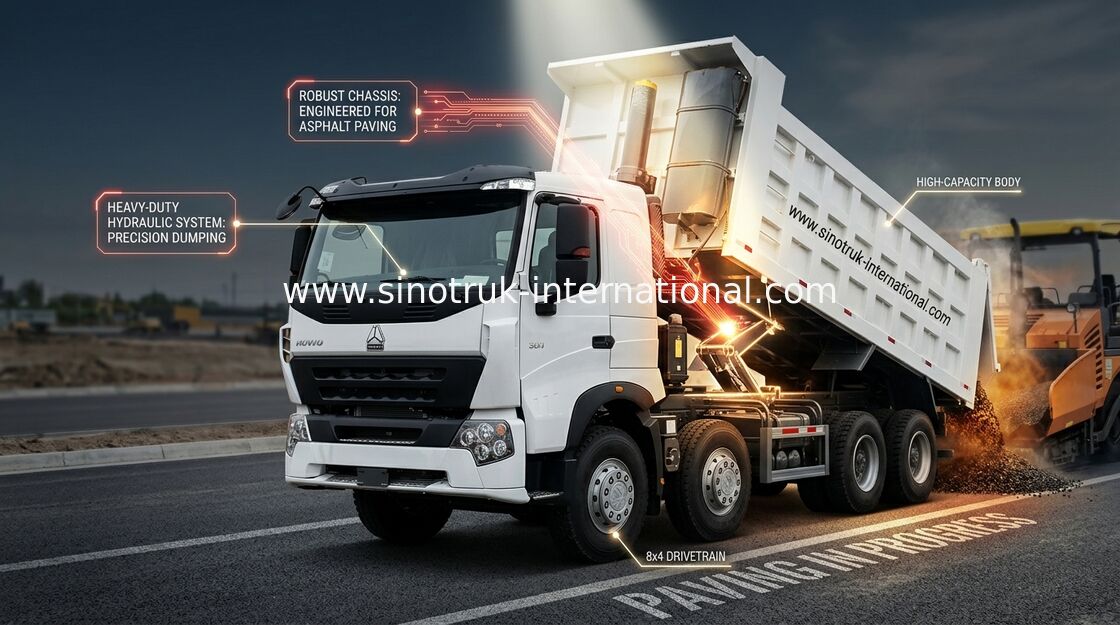 Camión volquete A7 371 HP de Sinotruk Howo 12 toneladas 20 - 30 CBM ZZ3317N3867N1 de las ruedas LHD 60