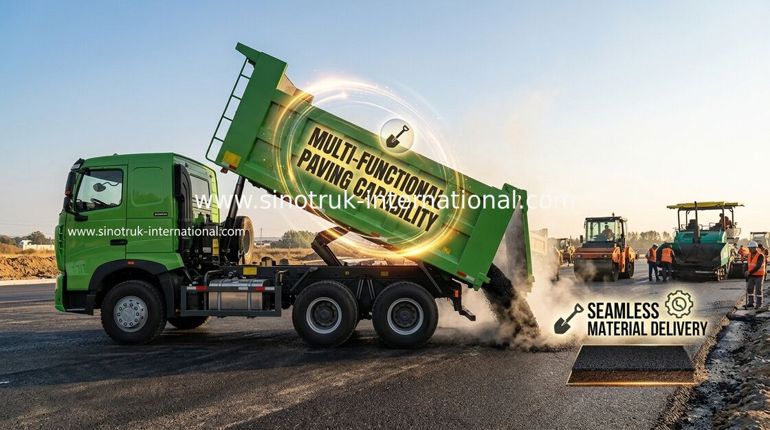 Motor estándar del euro 2 dominantes electrónicos WD615.47 371 HP del camión volquete SINOTRUK HOWO del volquete