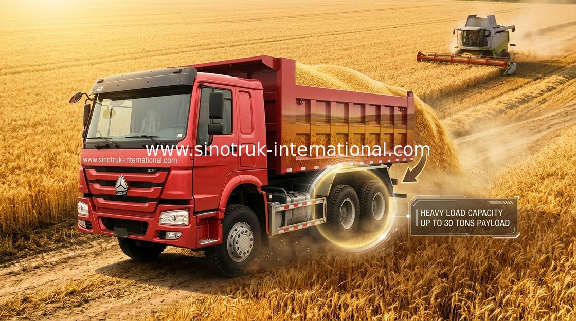 Tipo de impulsión de RHD 6X4 camión volquete del volquete, camión volquete de Sinotruk Howo 6x4