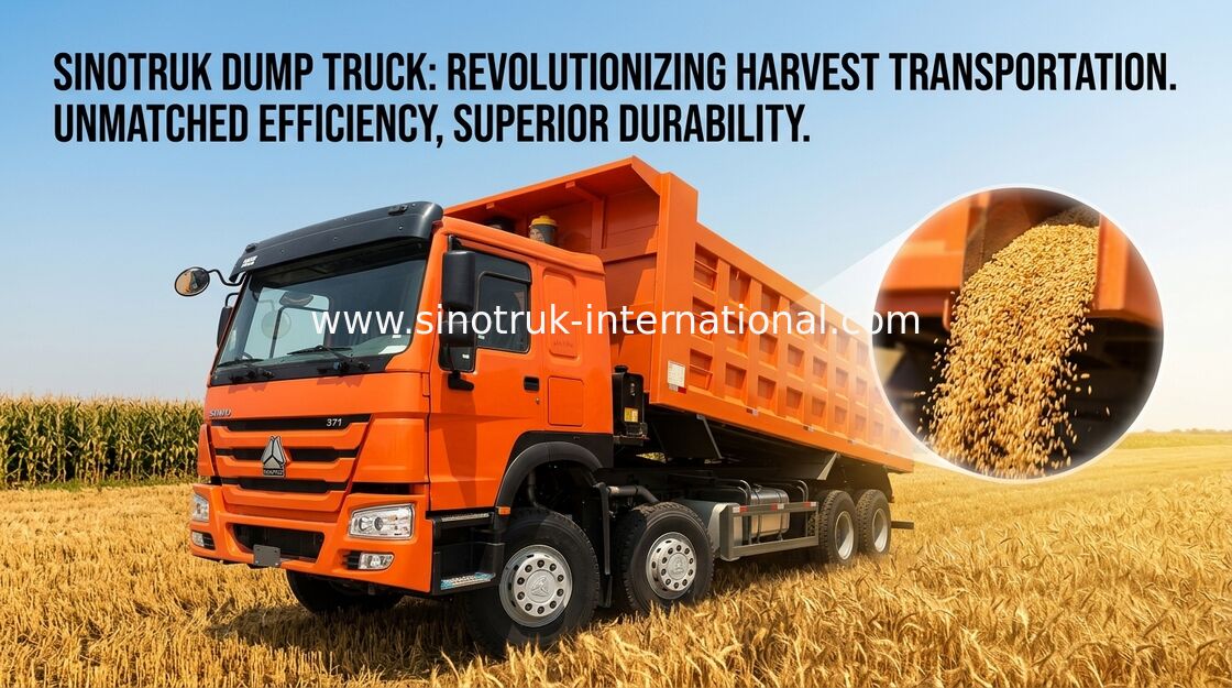 El camión volquete SINOTRUK HOWO 371HP 12 rueda LHD 31tons 20-30CBM ZZ3317N3867W