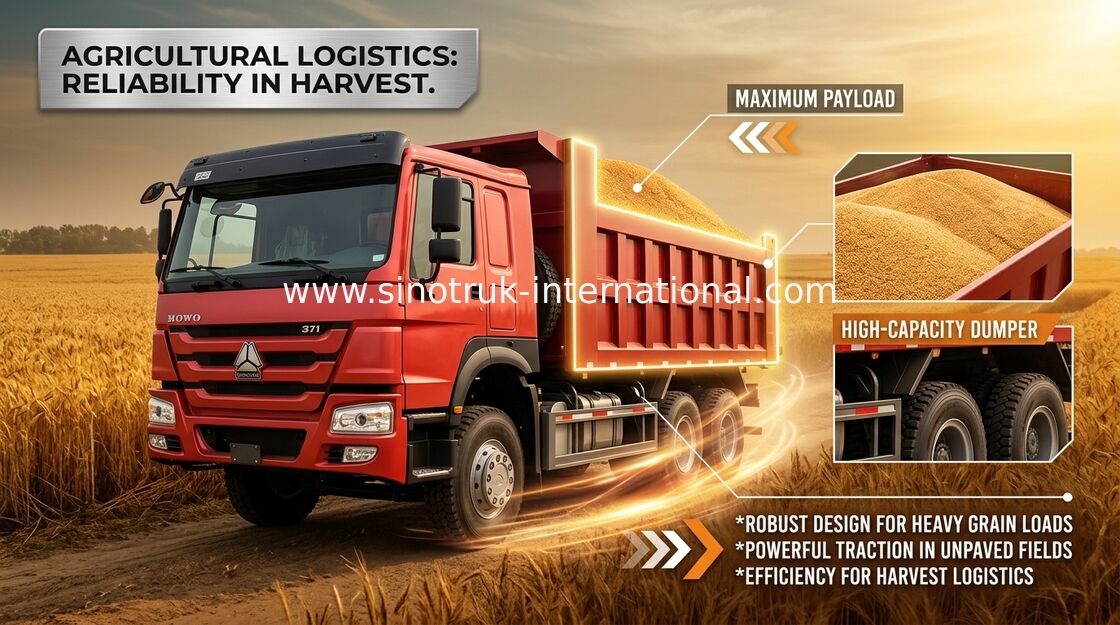 Camión volquete 371HP 8X4 LHD 31tons 20-30CBM ZZ3317N3567W del volquete de SINOTRUK HOWO