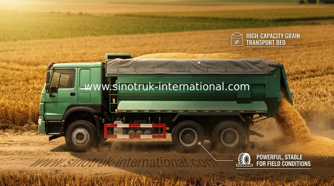 Toneladas 10 - 25 CBM del camión de volquete del camión volquete de volquete de las obras públicas/HOWO 6X4 LHD 25