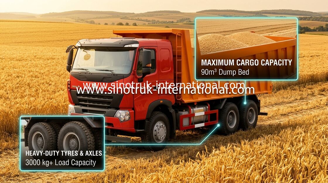 Camión volquete SINOTRUK HOWO A7 336HP del volquete para la minería ZZ3257N3847N1