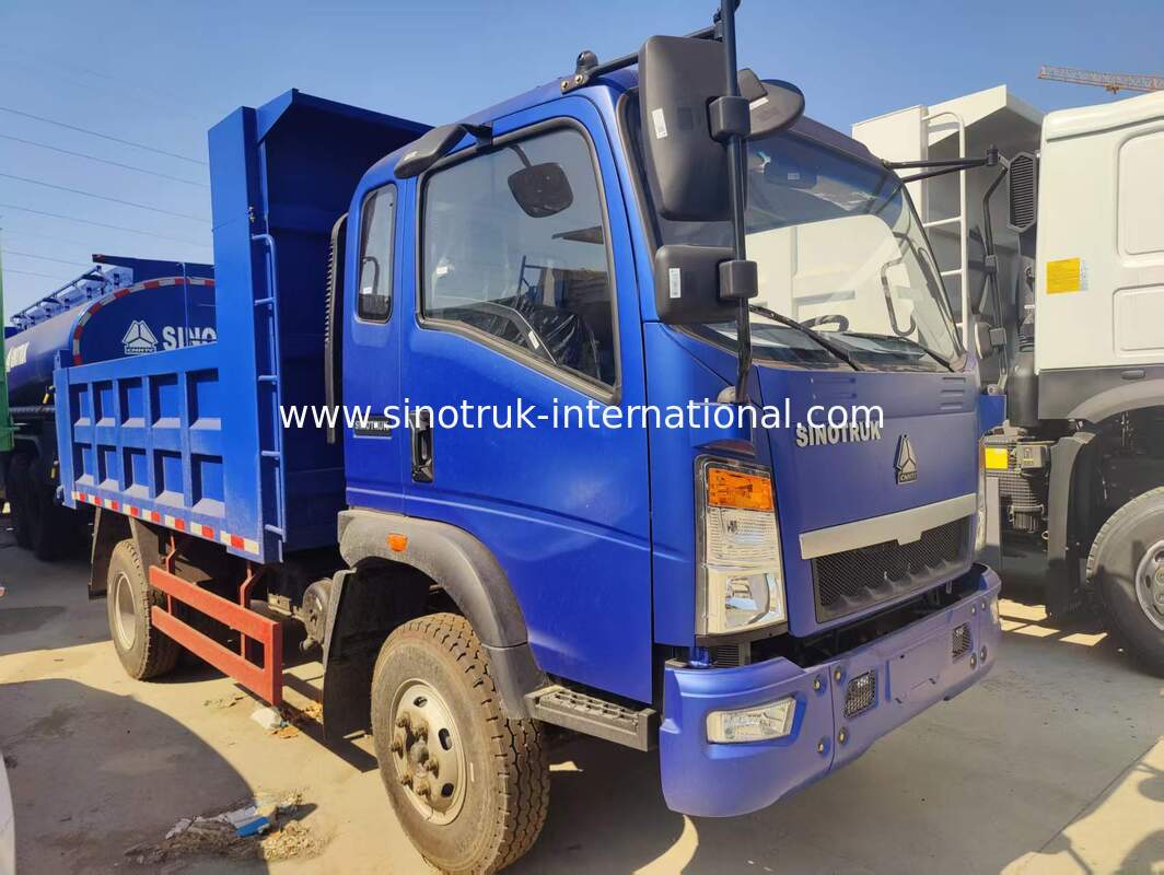 Camión volquete ligero de 3 toneladas con motor Euro 3 de 116 CV para un transporte urbano eficiente
