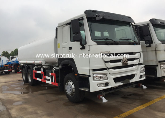 Camión de petrolero del agua del agua que lleva verde LHD 6X4 15 - camión del agua potable 25CBM
