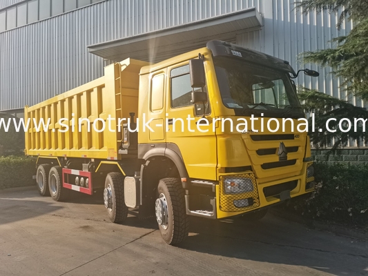 Amarillo minero del × 4 RHD de las ruedas 400Hp 8 de Sinotruk Howo Tipper Dump Truck 12