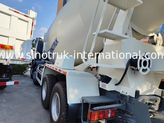 HOWO RHD 6*4 12CBM camión mezclador blanco de alta potencia 380 CV tanque de mezcla italiano de alta eficiencia
