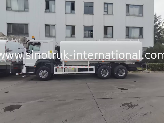 Sinotruk HOWO Blanco RHD 6x4 Camión de tanque de agua ZZ1257V4347B1 Con función de lavado de alta presión