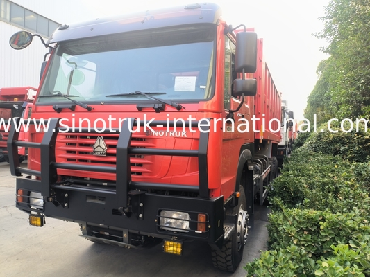 Sinotruk Howo tirador camión 6 × 4 Lhd 10 ruedas cara fantasma parachoques neumáticos de minería
