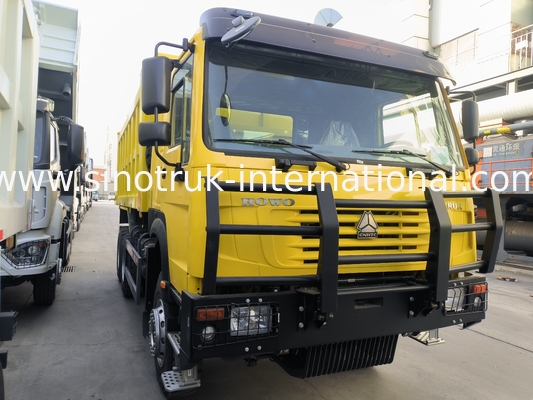 Sinotruk Howo Dump Truck 6 × 4 Lhd 10 Ruedas 20CBM Caja de carga neumáticos de minería