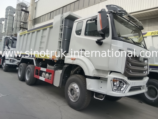 30-40 toneladas RHD 10 ruedas camión de descarga con tirador SINOTRUK Haohan para la construcción Blanco