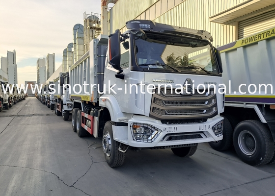 Sinotruk Howo / Hohan 6×4 camión de descarga con tirador 10 ruedas cuerpo de carga rectangular 20CBM Color blanco