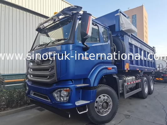 SINOTRUK HOHAN NEW HOWO 30 - 40 toneladas RHD 10 ruedas Tarpaulin para la construcción azul de alta eficiencia de elevación y descarga