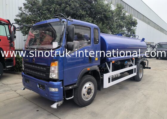 Camión cisterna de agua SINOTRUK HOWO con motor diésel de 140 HP, 8000 KGS de peso bruto y tipo de tracción LHD RHD para transporte de agua municipal e industrial