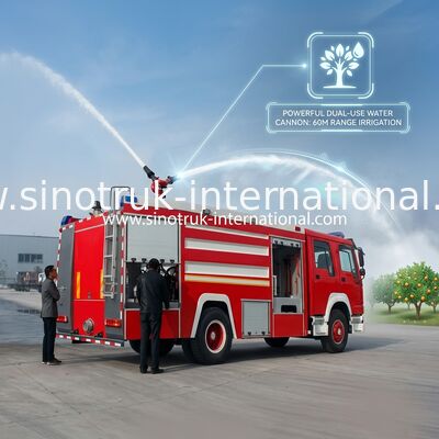 camión de la lucha contra el fuego de 10CBM 4X2 290HP, camión agrícola del coche de bomberos para ajardinar