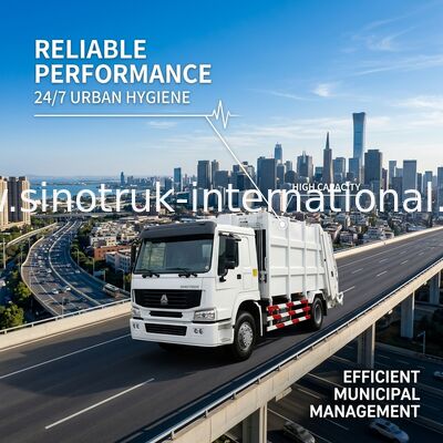 Vehículos traseros de la recolección de basura del camión/del compresor de basura del cargador del International