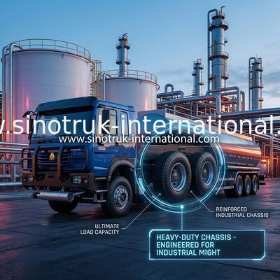 SINOTRUK HOWO 6×4 10 ruedas Camión tanque de aceite 400 CV chasis del tanque de aceite