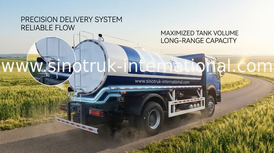 HOWO SINOTRUK Camión de tanques de agua 300 CV Transporte de tanques