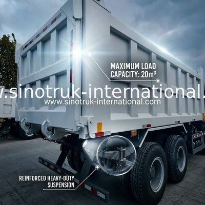 SINOTRUK HOWO 400HP camión de descarga de tirón para la construcción A7 Militar luz de advertencia para parachoques