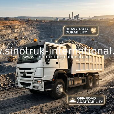 SINOTRUK HOWO Tipper Dump Truck LHD 6×4 371HP 20CBM