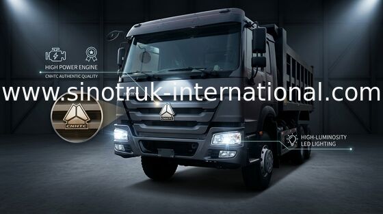 Camión volquete automático de Sinotruk Howo, camión volquete del policía motorizado del anuncio publicitario 10