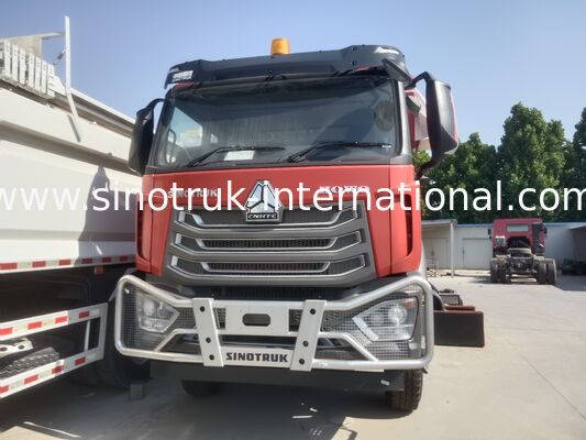 Sinotruk NX Dump Truck con motor de 371 CV, capacidad de 40-50T y tracción 8×4 para transporte pesado Rojo